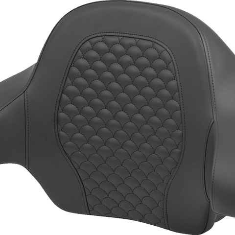 SADDLEMEN Tour-Pak? Backrest Pad - Dragon Scale - FLH/FLT '14-'24 814-07-15500