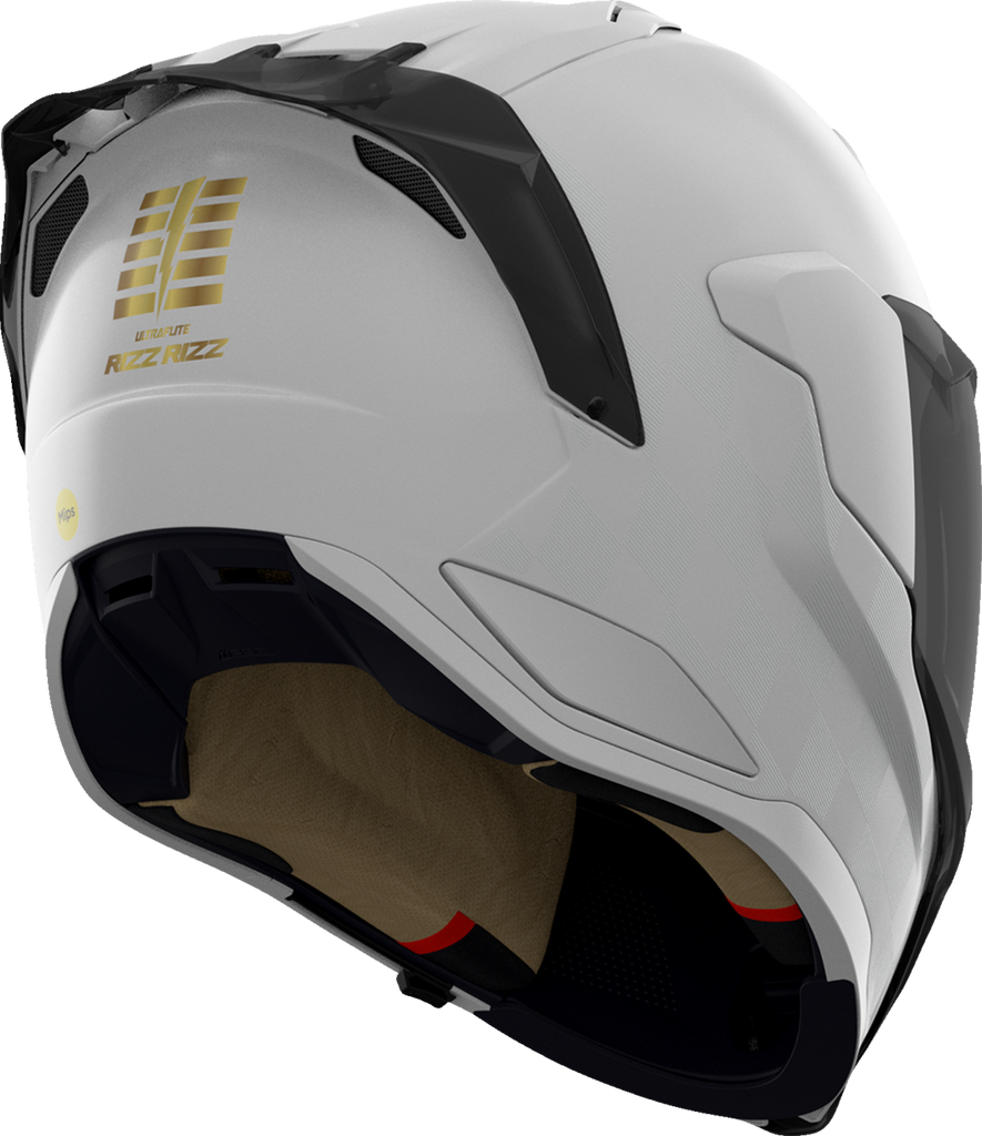 ICON Ultraflite Helmet Rizz Rizz MIPS® White XL (Part Number 0101-17943)