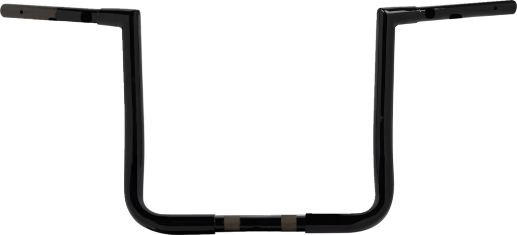 LA CHOPPERS Pre-Wired Twin Peaks Handlebar - 1-1/4 inch x 14 inches - Black LA-7367-14BW