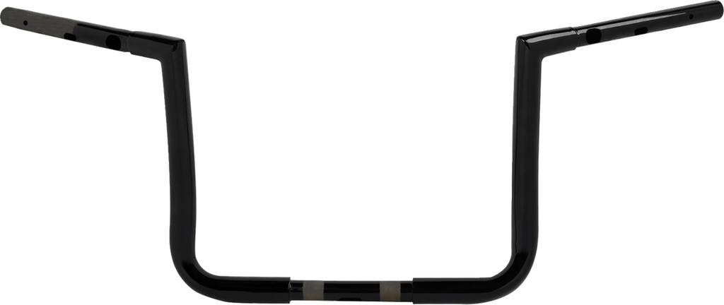 LA CHOPPERS Pre-Wired Twin Peaks Handlebar 1-1/4 inch x 12 inches Black LA-7367-12BW