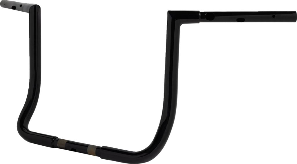 LA CHOPPERS Pre-Wired Twin Peaks Handlebar - 1-1/4 inch x 14 inches - Black LA-7367-14BW