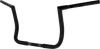 LA CHOPPERS Pre-Wired Twin Peaks Handlebar 1-1/4 inch x 12 inches Black LA-7367-12BW