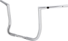 LA CHOPPERS Pre-Wired Twin Peaks Handlebar - 1-1/4 inch x 14 inch, Chrome - LA-7367-14W