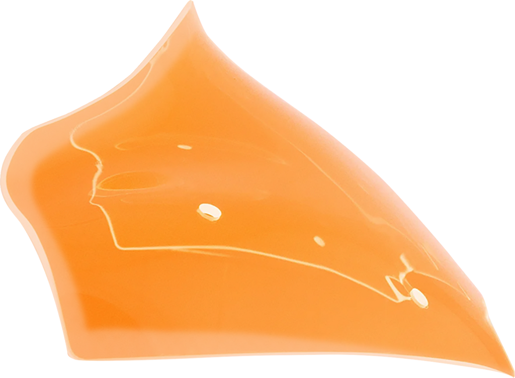 Klock Werks Ice Flare Windshield, Orange Ice, for 2023–2026 Harley-Davidson FLTRX/FLTRT | KWW-01-0751