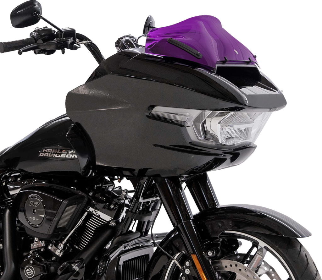 Klock Werks Kolor Flare Windshield Purple for 2023-2026 Harley-Davidson FLTRX/FLTRT, KWW-01-0760
