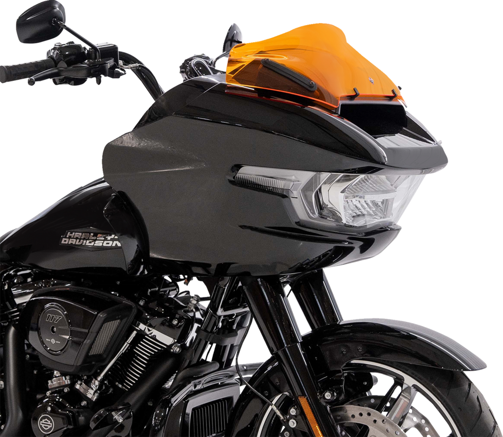 Klock Werks Orange Kolor Flare Windshield for 2023-2026 Harley-Davidson FLTRX/FLTRT, KWW-01-0756
