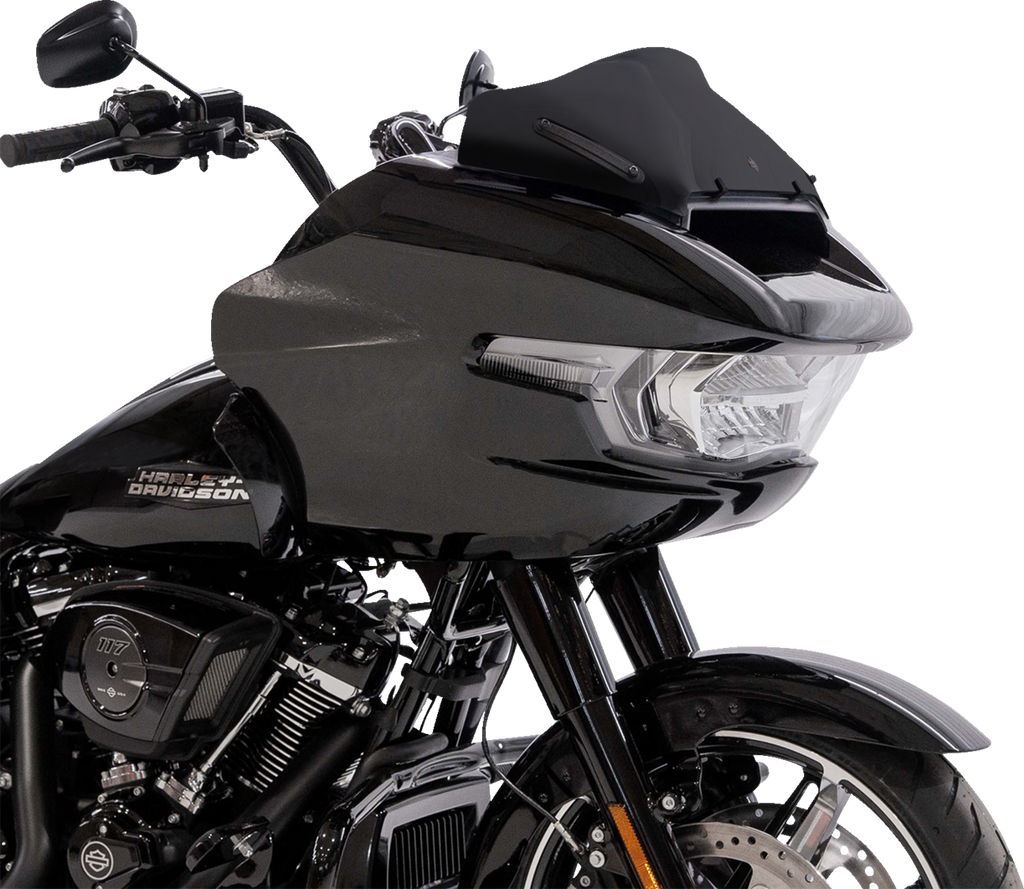 Klock Werks Sport Flare Windshield Black for 2023–2026 Harley-Davidson FLTRX and FLTRT, Part KWW-01-0708-B