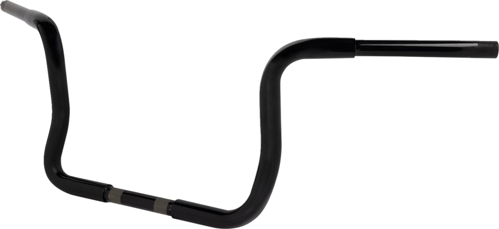 LA CHOPPERS Pre-Wired Ape Handlebar - 1-1/4 inch x 10 inch Black LA-7321-10BW