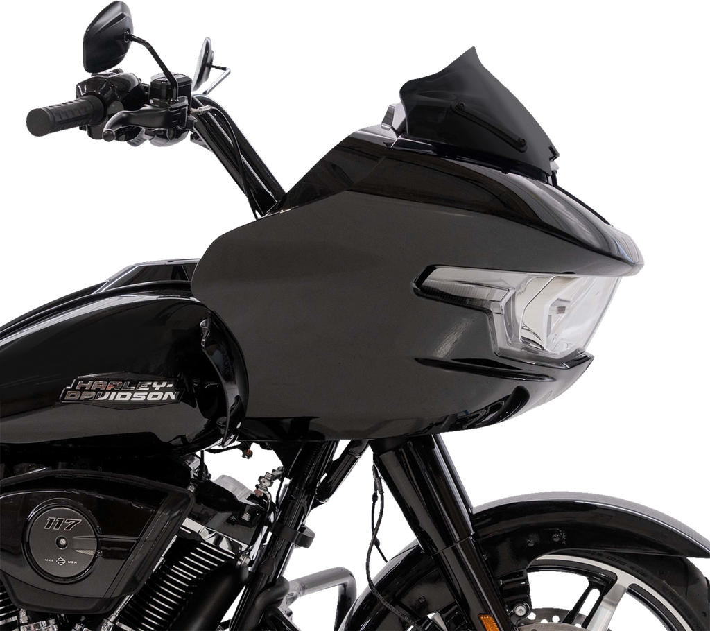Klock Werks Sport Flare Windshield Black for 2023–2026 Harley-Davidson FLTRX and FLTRT, Part KWW-01-0708-B