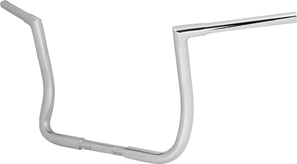 LA CHOPPERS Pre-Wired Twin Peaks Handlebar - 1-1/4 inch x 12 inches - Chrome LA-7361-12W