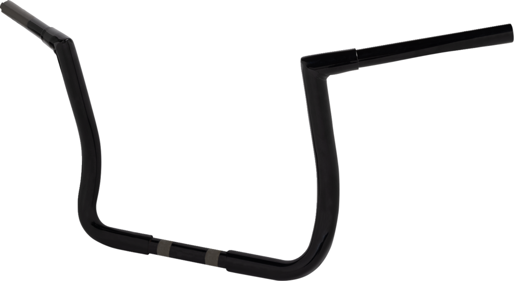 LA CHOPPERS Pre-Wired Twin Peaks Handlebar - 1-1/4 inch x 12 inches - Black LA-7361-12BW