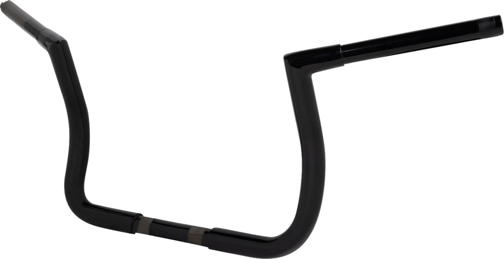 LA Choppers Pre-Wired Twin Peaks Handlebar 1-1/4 inch x 10 inch Black LA-7361-10BW