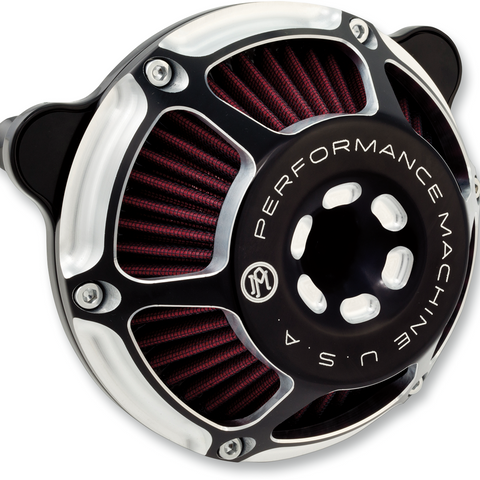 PERFORMANCE MACHINE (PM) Max HP Air Cleaner Kit - Contrast Cut* 0206-2164-BM