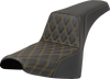 SADDLEMEN Step-Up Front Seat with Lattice Stitch for FXST/FXBB 2018-2025 – Part 818-30-17207