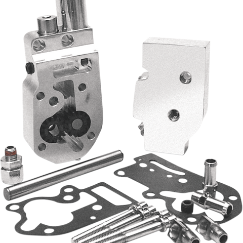 JIMS Flow Pro 1 Billet Oil Pump Top Line - Polished 1754 - Team Dream Rides