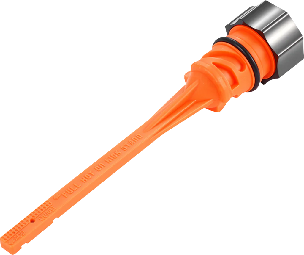 FIGURATI DESIGNS Magnetic Oil Dipstick - Curved - Black - M8 Softail FD01-STM8-SM-BLK