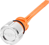 FIGURATI DESIGNS Magnetic Oil Dipstick - Knurled - Silver - M8 Softail FD01-STM8-KN-SS