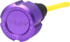 FIGURATI DESIGNS Performance Magnetic Oil Dipstick - Knurled - Purple - '07-'16 Touring/Trike FDP01-TCKN-P