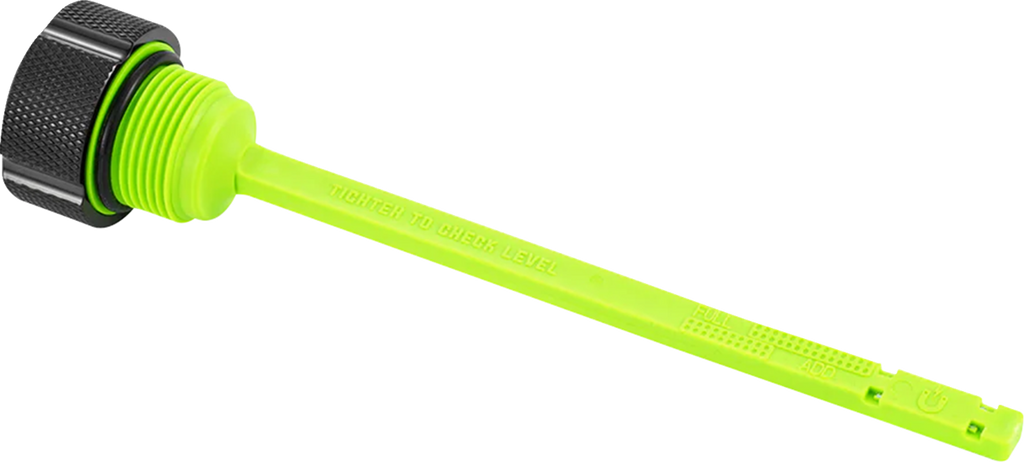 FIGURATI DESIGNS Magnetic Oil Dipstick - Knurled - Black - Indian FD01-MAGDSPP-KN-BLK