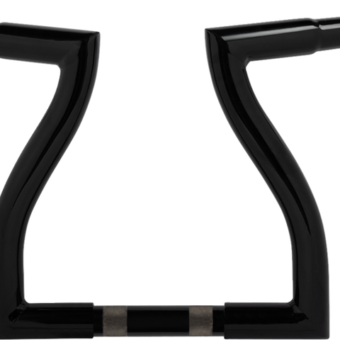 LA CHOPPERS Pre-Wired Thresher Handlebar - 12 inch Black LA-7317-12BW