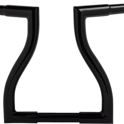 LA CHOPPERS Pre-Wired Thresher Handlebar - 14 inch Black LA-7317-14BW