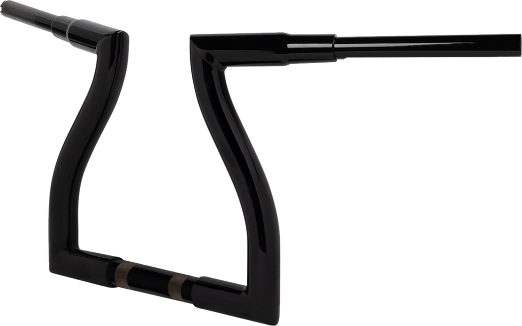 LA CHOPPERS Pre-Wired Thresher Handlebar - 12 inch Black LA-7317-12BW