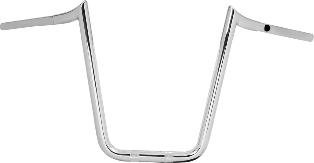 LA CHOPPERS Prime Ape Handlebar - 1-1/4 inch x 14 inch Chrome with Pre-Installed Wiring LA-7359-14W