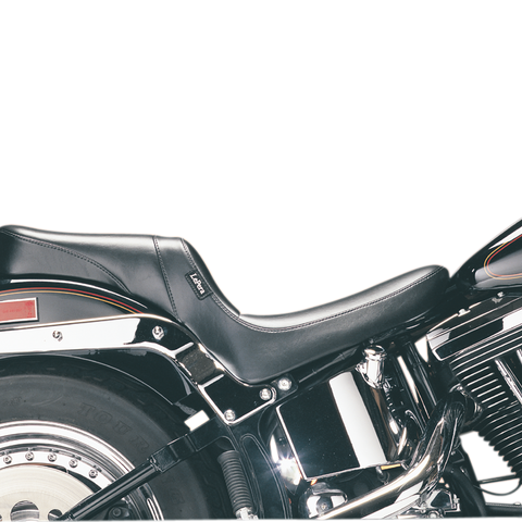LE PERA Daytona 2-Up Seat - Smooth Black - Softail '84-'99 - Part Number LGN-543S - Team Dream Rides