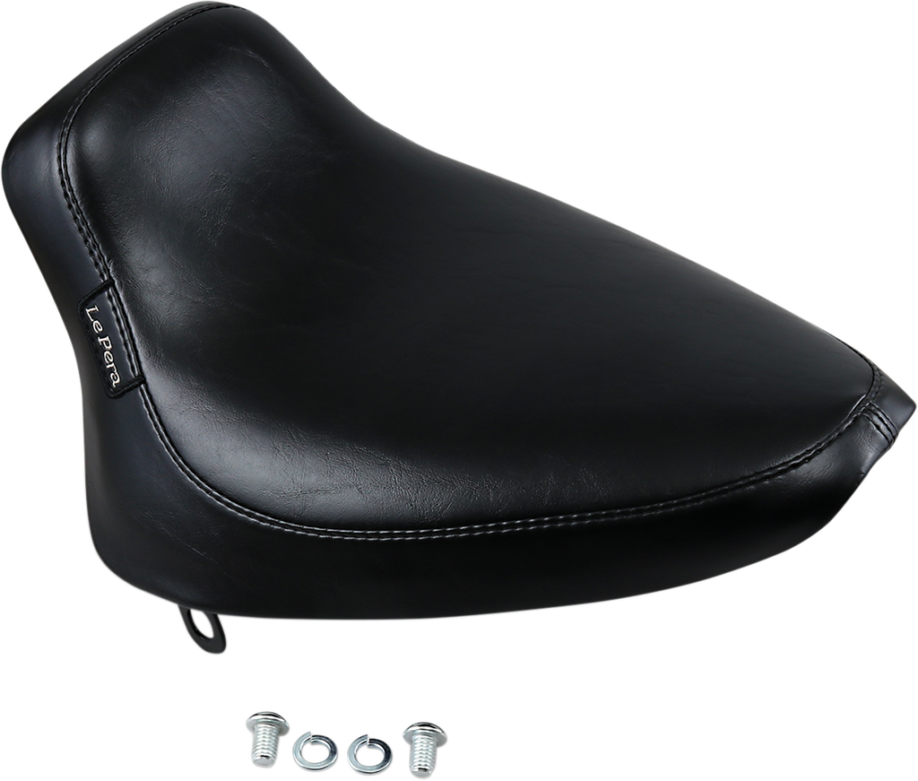 LE PERA Silhouette Solo Seat - Smooth Black for Softail '84-'99 - Part Number LGN-850 - Team Dream Rides