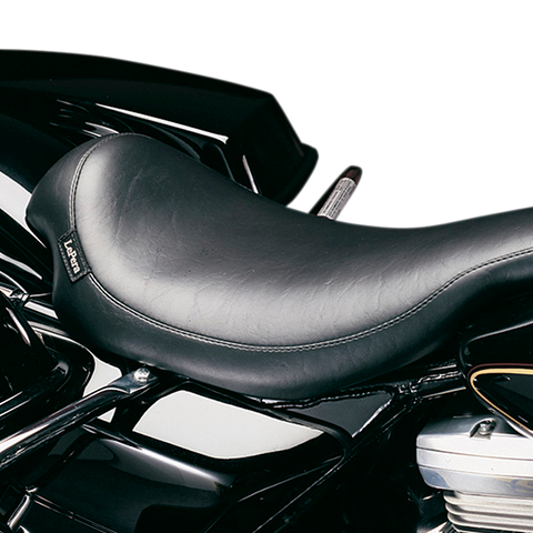 LE PERA Silhouette Solo Seat - Smooth Black - FLT/FLHT '91-'96 - Part L-857 - Team Dream Rides