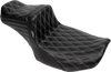 LE PERA Tailwhip Daddy Long Legs Seat LV-587DLDD-GY01 for FLH/FLT 2023-2025 with Gray Double Diamond Stitch
