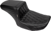 LE PERA Kickflip Seat with Double Diamond Stitch for FLH/FLT 2023-2025 — LV-597DD