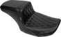 LE PERA Kickflip Seat with Double Diamond Stitch for FLH/FLT 2023-2025 — LV-597DD