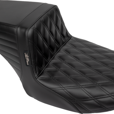 LE PERA Kickflip Seat with Double Diamond Stitch for FLH/FLT 2023-2025 — LV-597DD