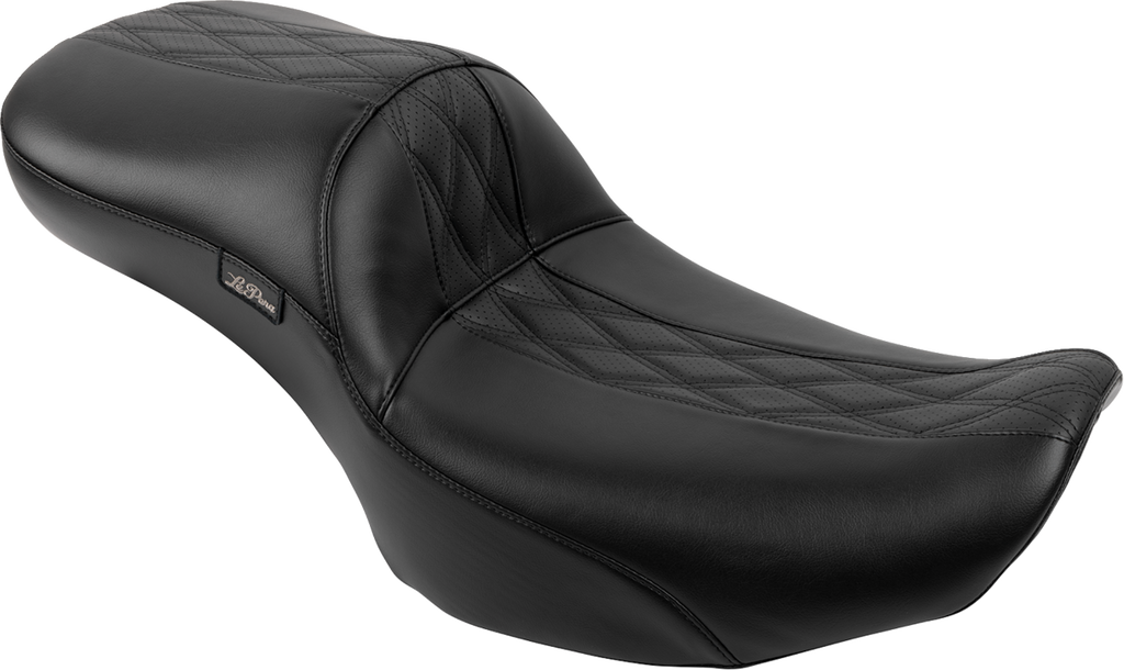 LE PERA Maverick Daddy Long Legs Seat LV-957DLHR2 for FLH/FLT 2023-2025 – Diamond Stitch with HR2 Inlay