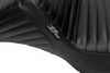 LE PERA Tailwhip Daddy Long Legs Seat for FLH/FLT 2023-2025 - Pleated Leather Design (Part Number: LV-587DLPT)
