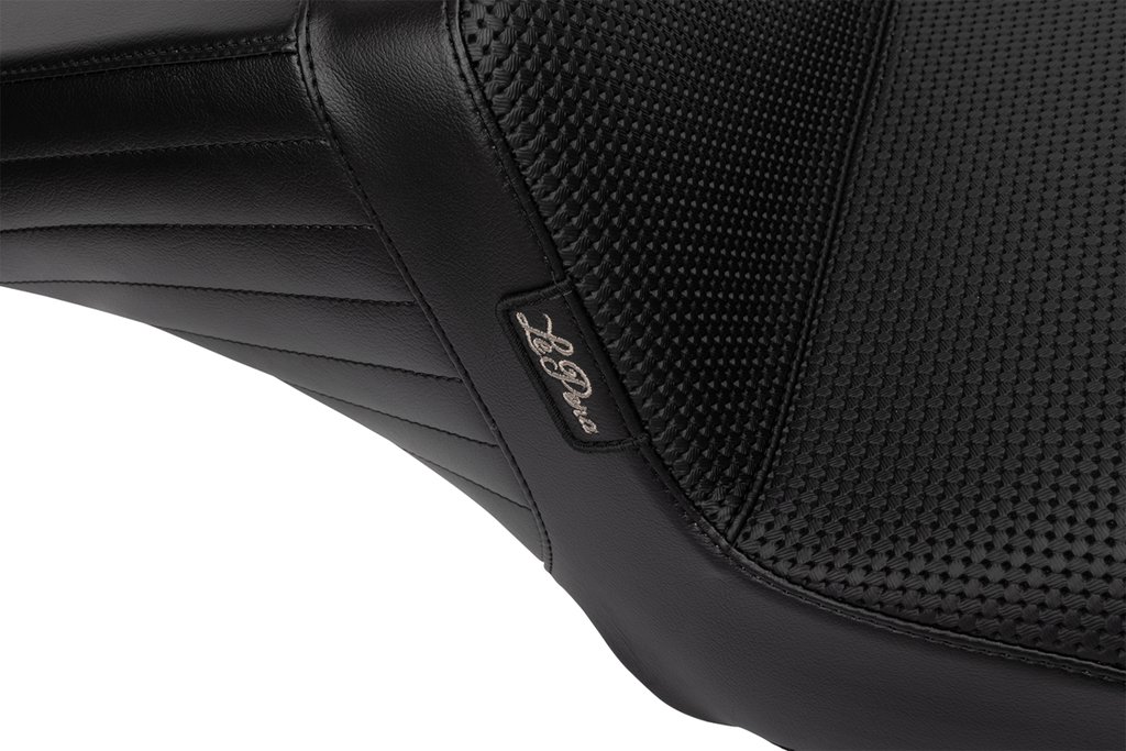 LePera Kickflip Seat with Basketweave Cover for Harley FLH/FLT 2023-2025 – Model LV-597BW