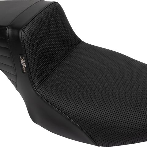 LE PERA Kickflip Daddy Long Legs Set - Basketweave for FLT/FLH 2023-2025, Part Number LV-597DLBW