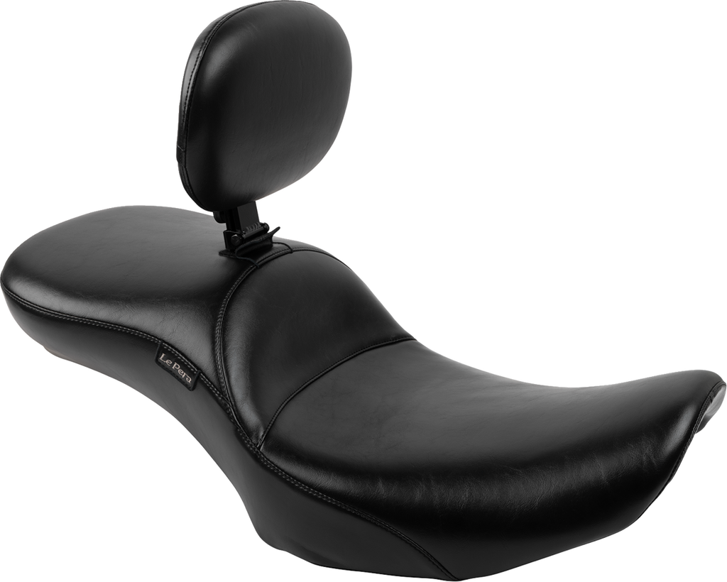 LE PERA Maverick Daddy Long Legs Seat with Backrest for FLH/FLT 2023-2025 - Model LV-957DLBRS