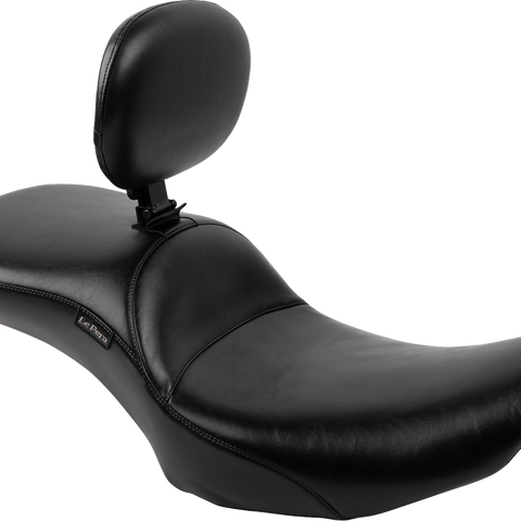LE PERA Maverick Daddy Long Legs Seat with Backrest for FLH/FLT 2023-2025 - Model LV-957DLBRS