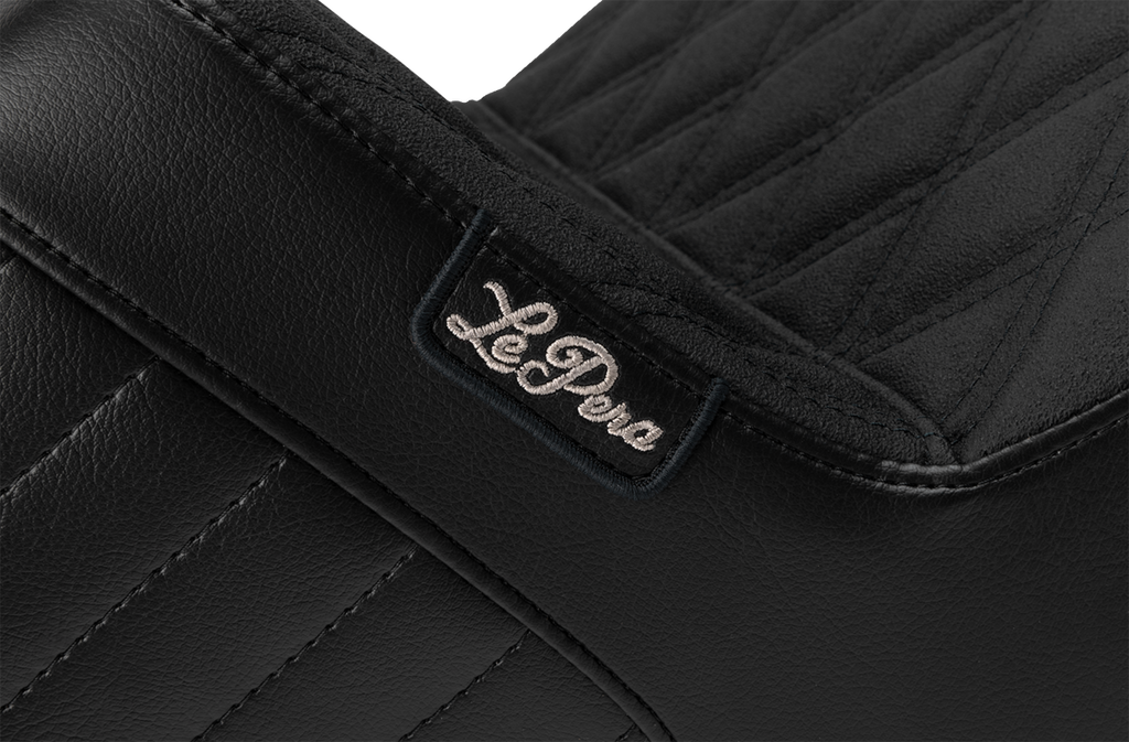 LePera Kickflip Seat with Double Diamond Stitch and Gripp Tape for FLH/FLT 2023-2025 - Model LV-597DDGP