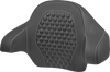 SADDLEMEN Tour Pack Backrest Pad for Harley FLH/FLT 2014-2024, Honeycomb White Stitching - Part 814-07-15106