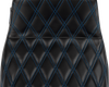 LE PERA Tailwhip Seat for FLH/FLT 2023-2025 with Blue Double Diamond Stitch, Part LV-587DD-BE01