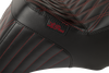 LE PERA Tailwhip Seat for FLH/FLT '23-'25 with Red Double Diamond Stitch, Part LV-587DD-R01