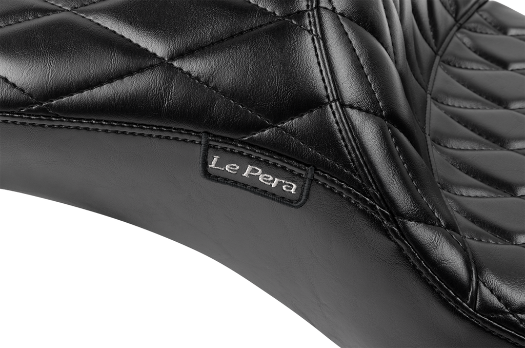 LE PERA Maverick Daddy Long Legs Seat LV-957DLDM for FLH/FLT 2023-2025 – Diamond Stitched, Without Backrest