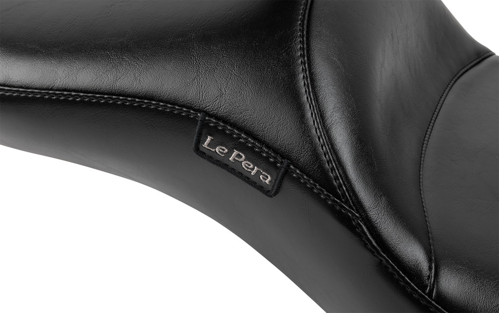 LE PERA Maverick Daddy Long Legs Seat with Backrest for FLH/FLT 2023-2025 - Model LV-957DLBRS