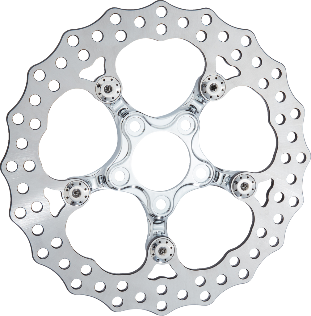 ARLEN NESS Spider Rotor - 12-19/32" - Chrome - Front 300-112