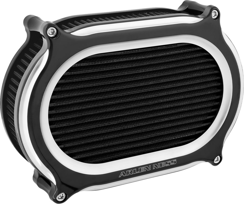 ARLEN NESS Stage 2 Oval Air Cleaner Kit - Black 600-171