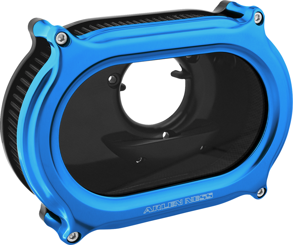 Arlen Ness Stage 2 Method™ Air Cleaner Kit - Blue (Part Number 600-255)