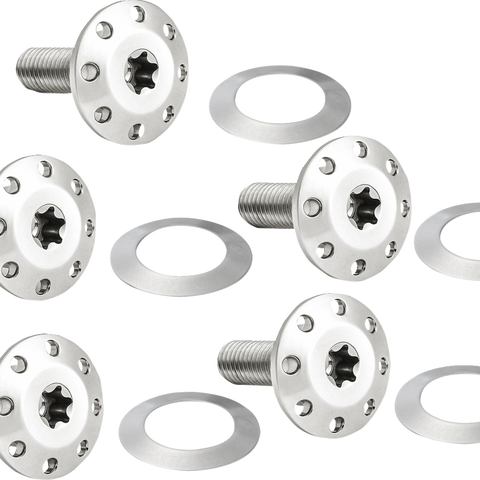ARLEN NESS Bolt Kit - Holeshot/Front/Floating/Brake Rotor - Spoke Mount - Polished - 5 Pack 300-920